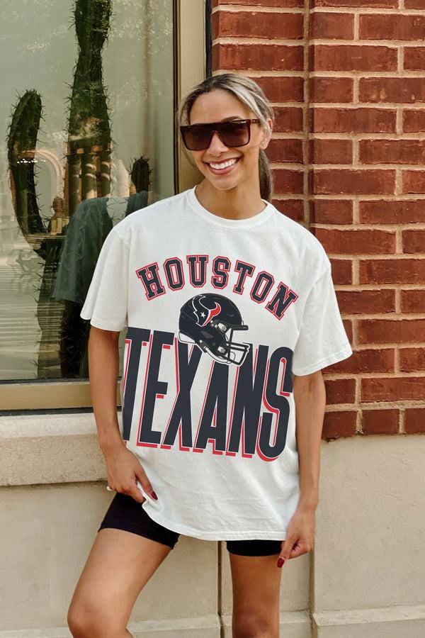 Gameday Couture HOUSTON TEXANS FIERCE FOCUS WASHED RELAXED FIT TEE