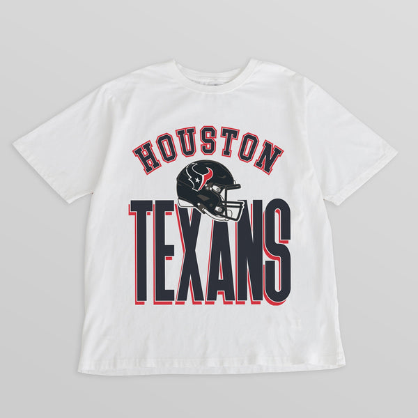 gameday couture HOUSTON TEXANS FIERCE FOCUS WASHED RELAXED FIT TEE