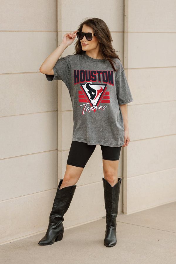 Gameday Couture HOUSTON TEXANS Play It Forward Oversized Crewneck Tee