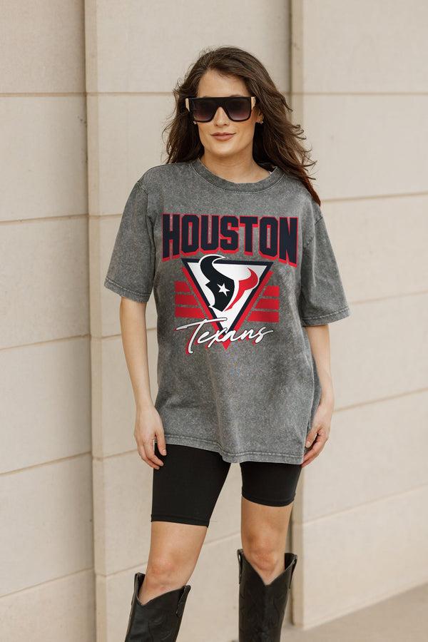 Gameday Couture HOUSTON TEXANS Play It Forward Oversized Crewneck Tee