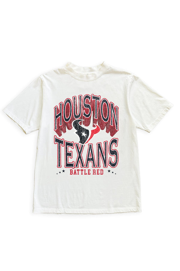 Gameday Couture HOUSTON TEXANS Shakedown Oversized Crewneck Tee