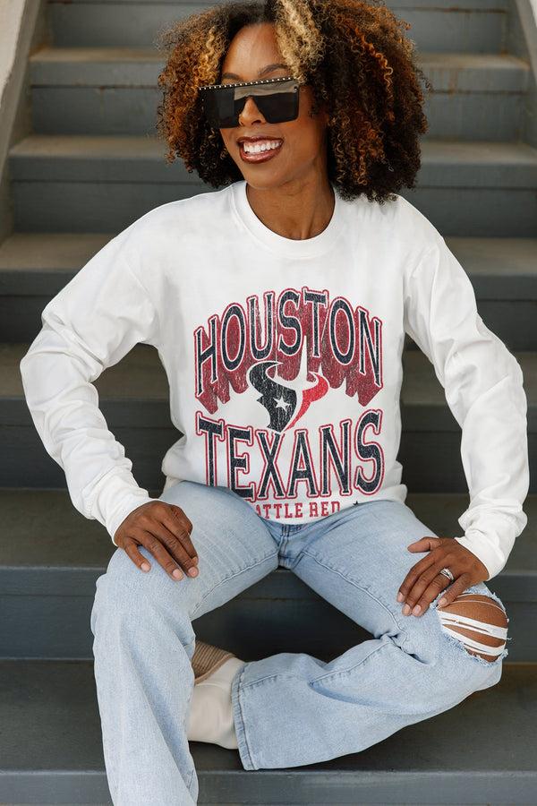 Gameday Couture HOUSTON TEXANS Time Out Midweight Long-Sleeve Tee