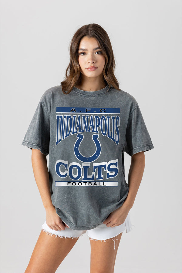 Gameday Couture INDIANAPOLIS COLTS CLASSIC GRIND WASHED RELAXED FIT TEE