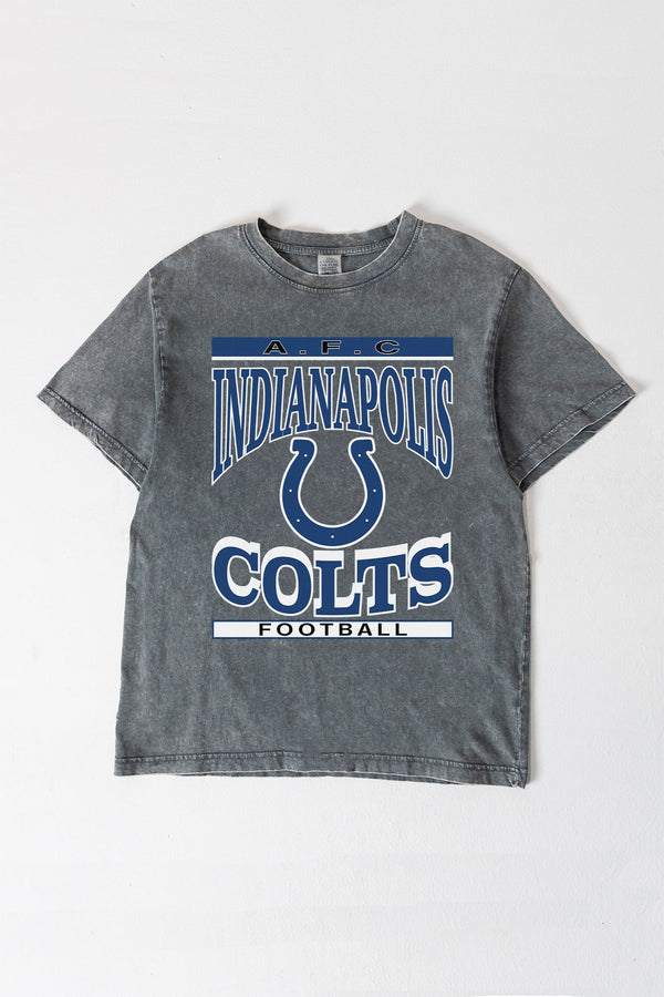 gameday couture INDIANAPOLIS COLTS CLASSIC GRIND WASHED RELAXED FIT TEE
