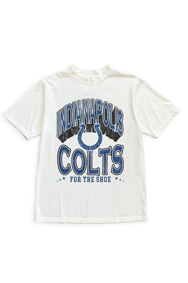 Gameday Couture INDIANAPOLIS COLTS Shakedown Oversized Crewneck Tee