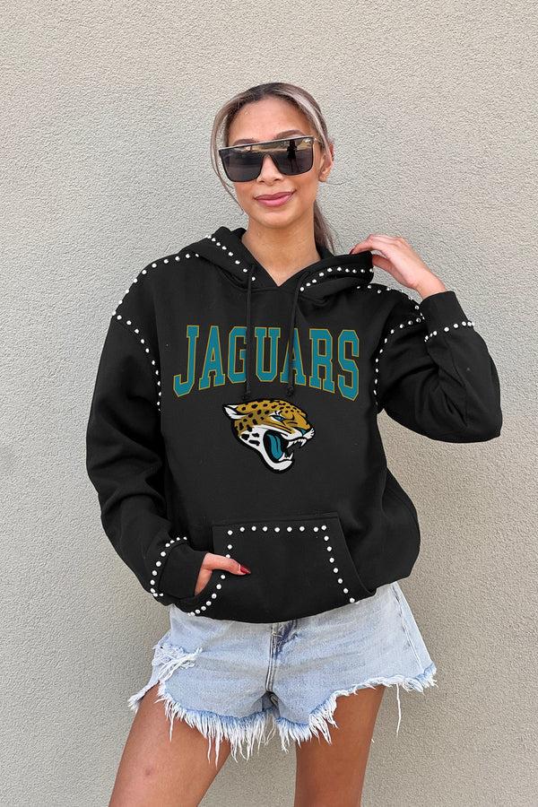 Gameday Couture JACKSONVILLE JAGUARS Catch The Vibe Studded-Detail Hoodie