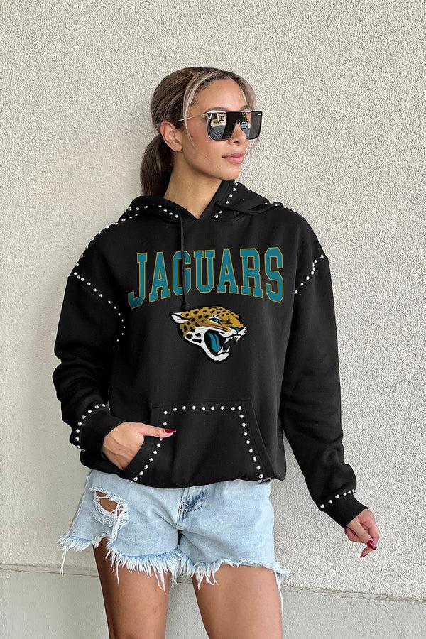 Gameday Couture JACKSONVILLE JAGUARS Catch The Vibe Studded-Detail Hoodie