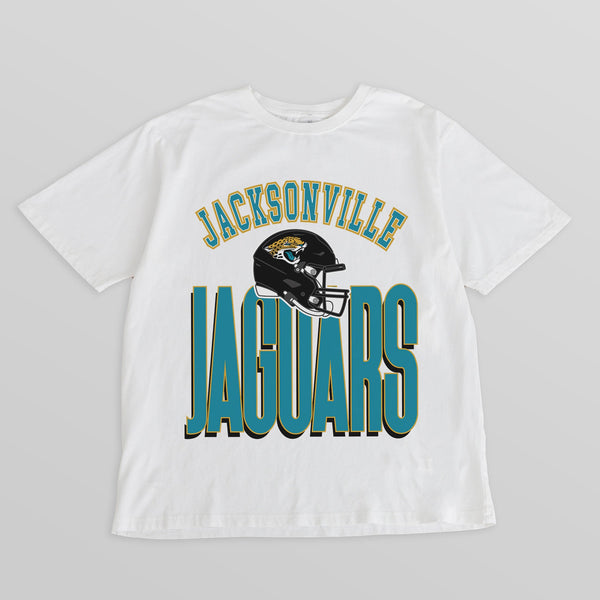 gameday couture JACKSONVILLE JAGUARS FIERCE FOCUS WASHED RELAXED FIT TEE