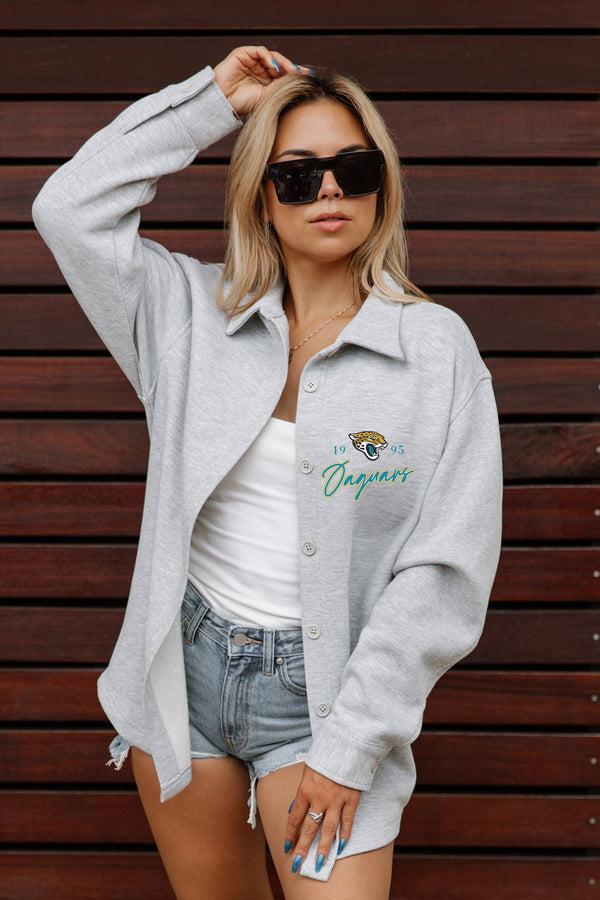 Gameday Couture JACKSONVILLE JAGUARS Foundation Fleece Overshirt