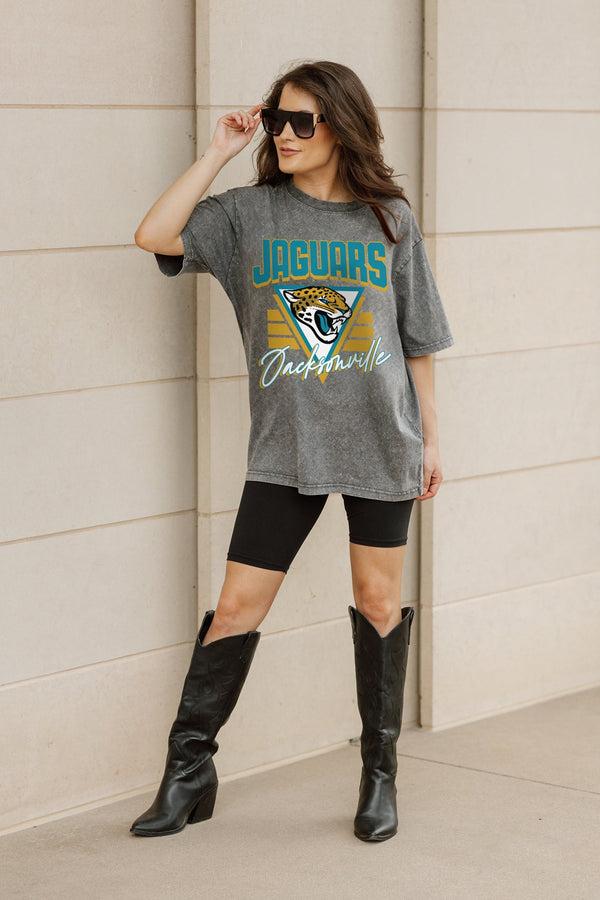 Gameday Couture JACKSONVILLE JAGUARS Play It Forward Oversized Crewneck Tee