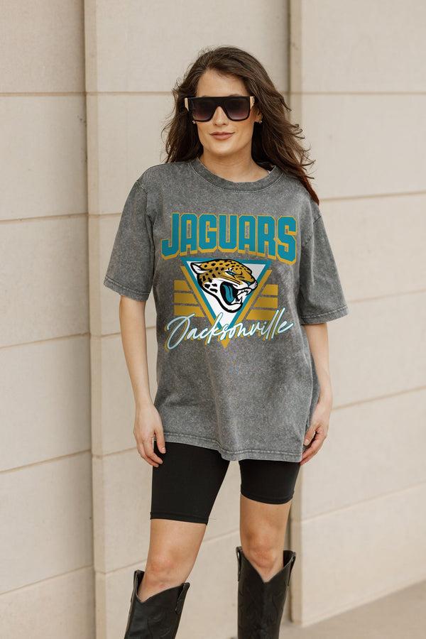 Gameday Couture JACKSONVILLE JAGUARS Play It Forward Oversized Crewneck Tee