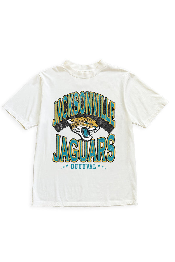 Gameday Couture JACKSONVILLE JAGUARS Shakedown Oversized Crewneck Tee