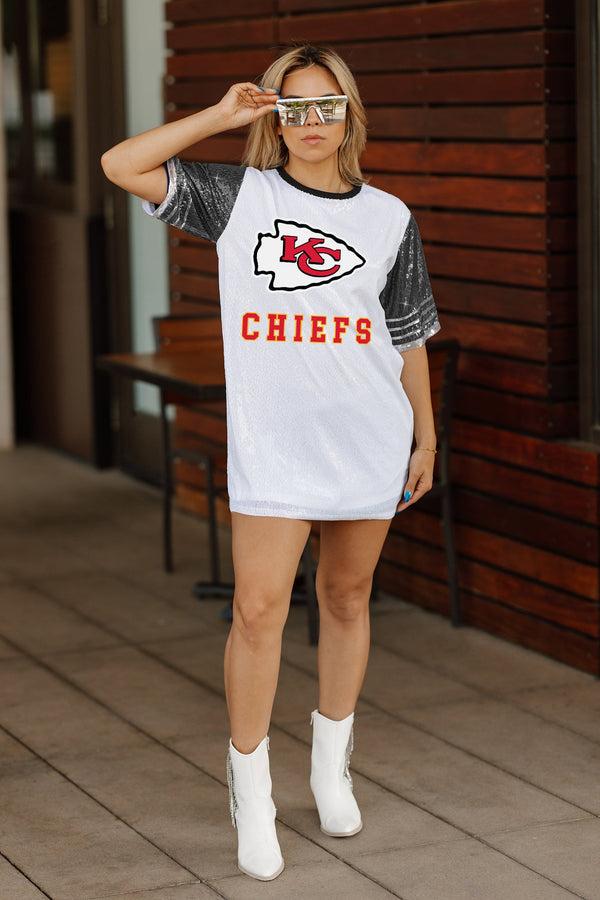 Gameday Couture KANSAS CITY CHIEFS Bling It Sequined Jersey Dress