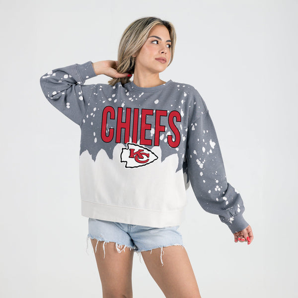 Gameday Couture KANSAS CITY CHIEFS CASUAL FAN LONG-SLEEVE FRENCH TERRY PULLOVER