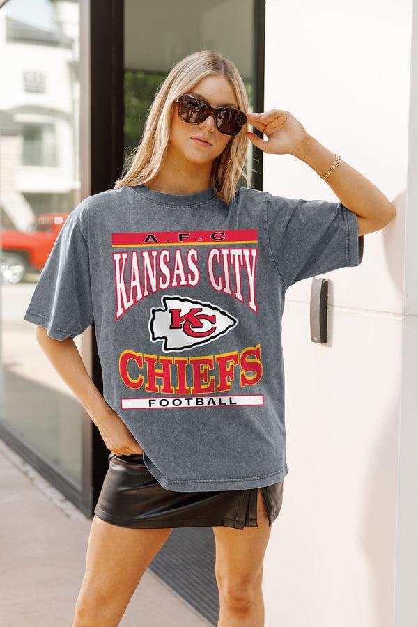 Gameday Couture KANSAS CITY CHIEFS CLASSIC GRIND WASHED RELAXED FIT TEE