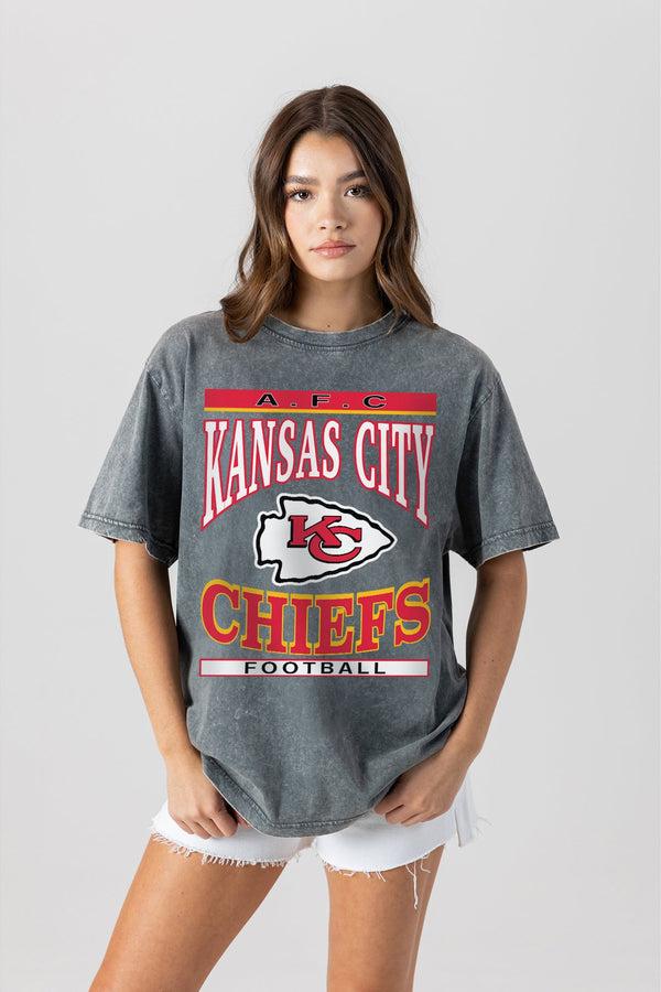 Gameday Couture KANSAS CITY CHIEFS CLASSIC GRIND WASHED RELAXED FIT TEE