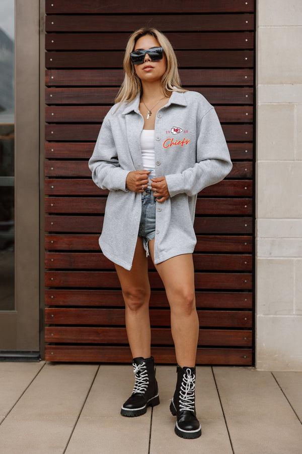 Gameday Couture KANSAS CITY CHIEFS Foundation Fleece Overshirt