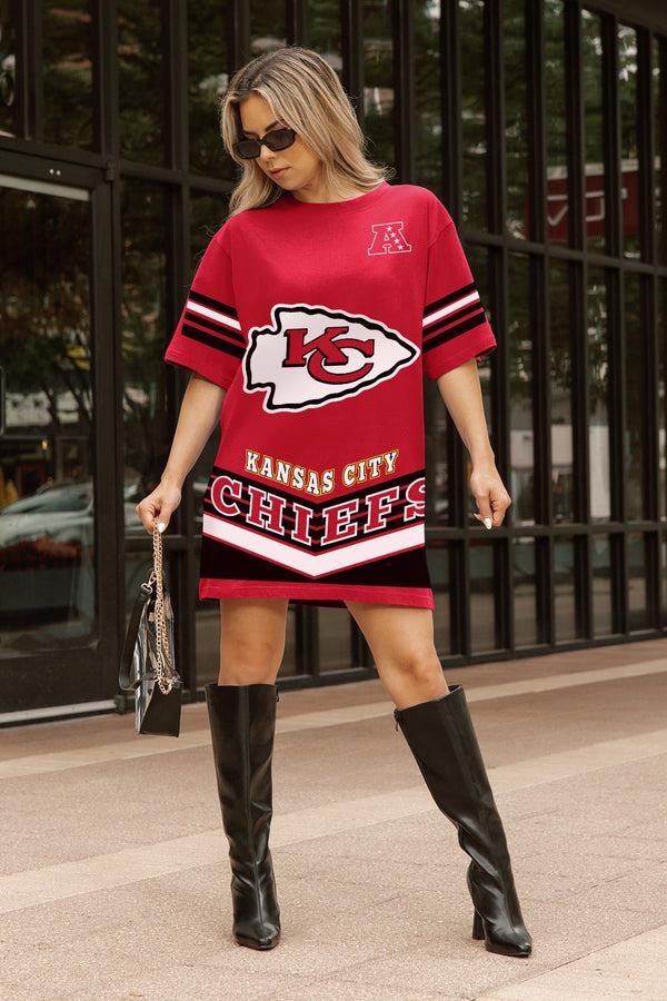 Gameday Couture KANSAS CITY CHIEFS PERFECT SCORE RETRO T-SHIRT DRESS