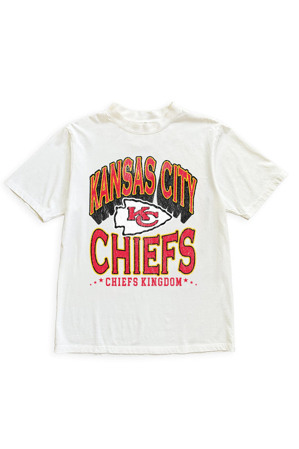 Gameday Couture KANSAS CITY CHIEFS Shakedown Oversized Crewneck Tee