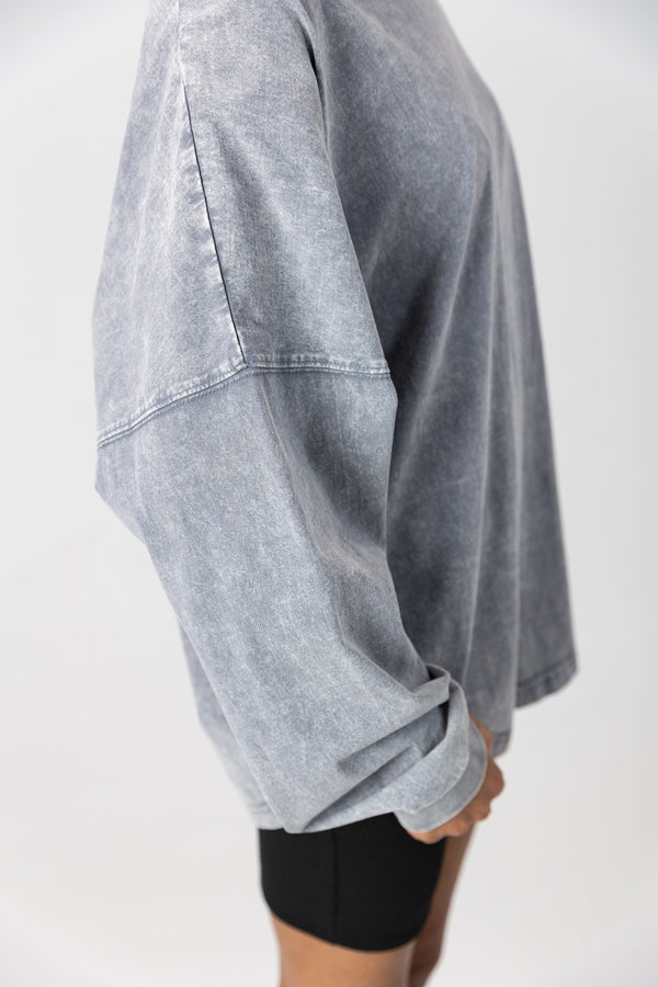 Gameday Couture KANSAS CITY CHIEFS Starbound Oversized Long-Sleeve Tee