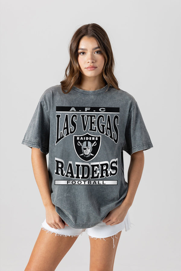 Gameday Couture LAS VEGAS RAIDERS CLASSIC GRIND WASHED RELAXED FIT TEE