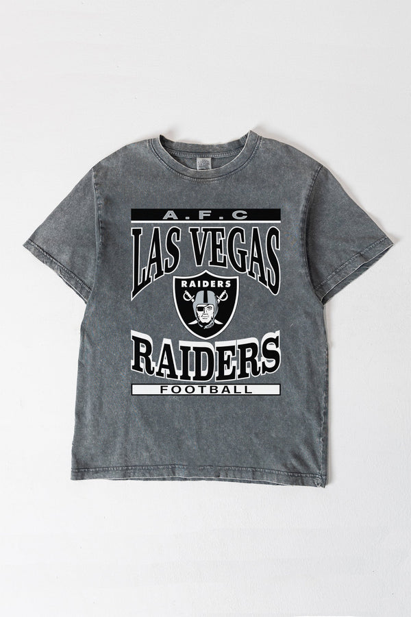 gameday couture LAS VEGAS RAIDERS CLASSIC GRIND WASHED RELAXED FIT TEE