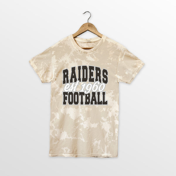 gameday couture LAS VEGAS RAIDERS DEEP ROOTS BLEACH WASH TEE