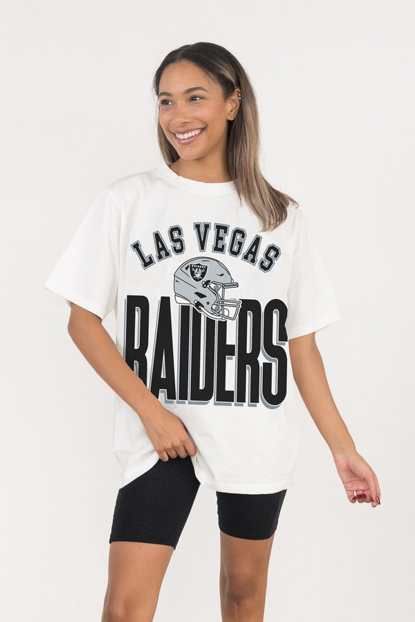 Gameday Couture LAS VEGAS RAIDERS FIERCE FOCUS WASHED RELAXED FIT TEE