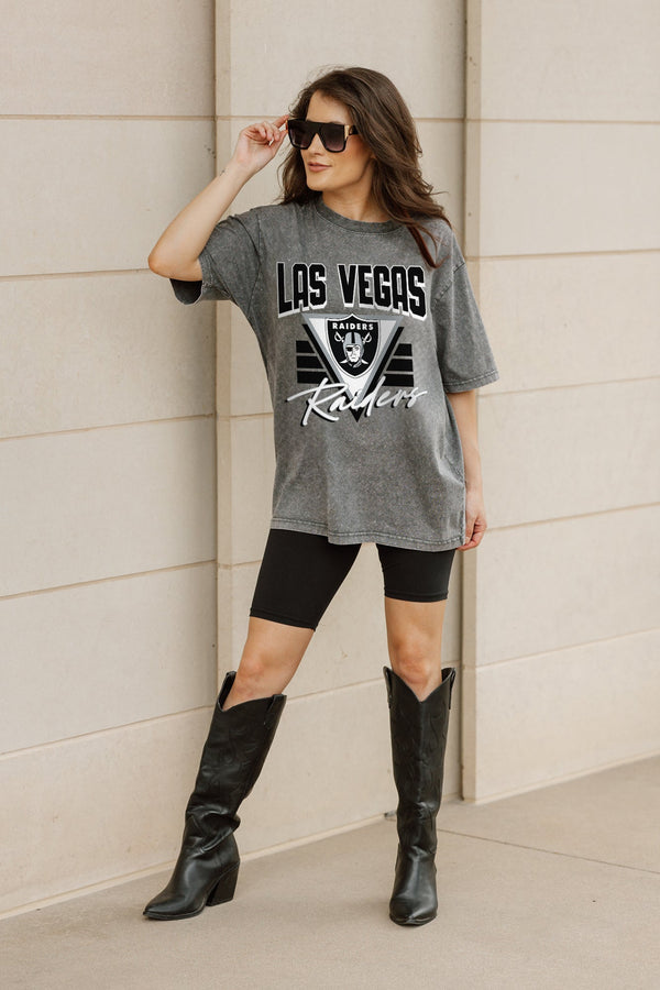 Gameday Couture LAS VEGAS RAIDERS Play It Forward Oversized Crewneck Tee
