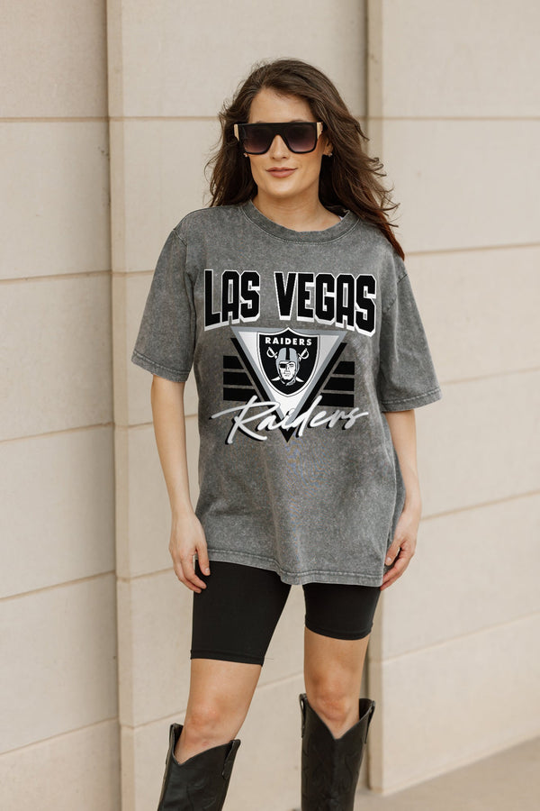 Gameday Couture LAS VEGAS RAIDERS Play It Forward Oversized Crewneck Tee