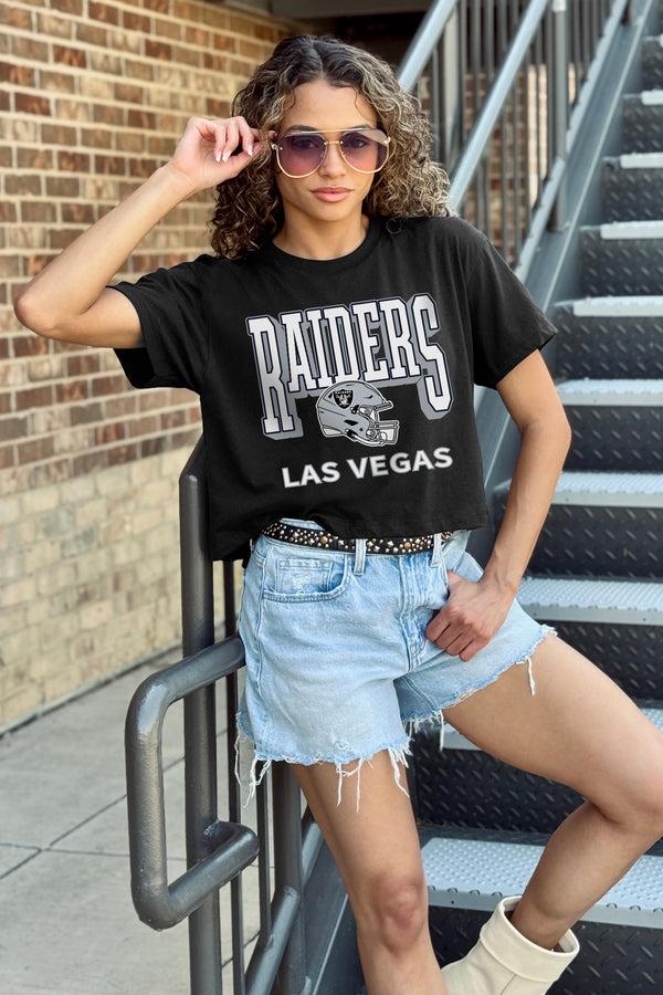 Gameday Couture LAS VEGAS RAIDERS PURE VICTORY CLASSIC CROP TEE