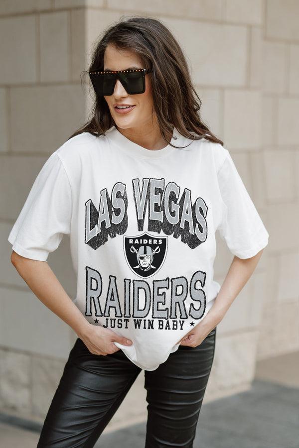 Gameday Couture LAS VEGAS RAIDERS Shakedown Oversized Crewneck Tee