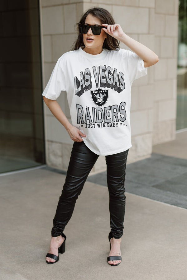 Gameday Couture LAS VEGAS RAIDERS Shakedown Oversized Crewneck Tee