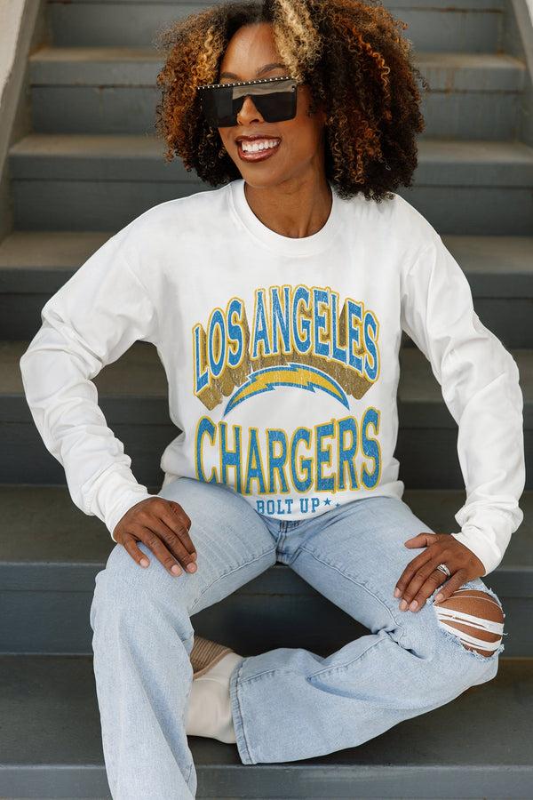 Gameday Couture LOS ANGELES CHARGERS Time Out Midweight Long-Sleeve Tee