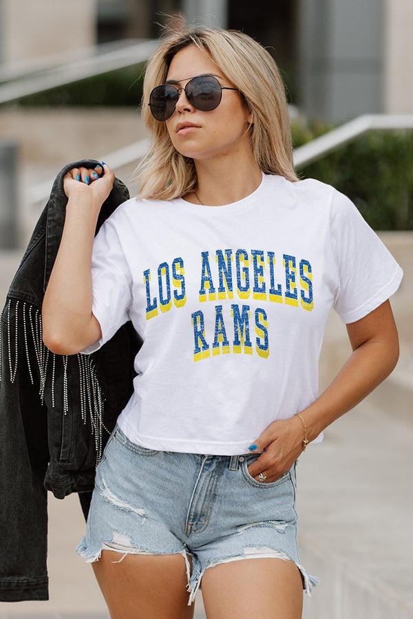 Gameday Couture LOS ANGELES RAMS Claim To Fame Boxy-Fit Crop Tee