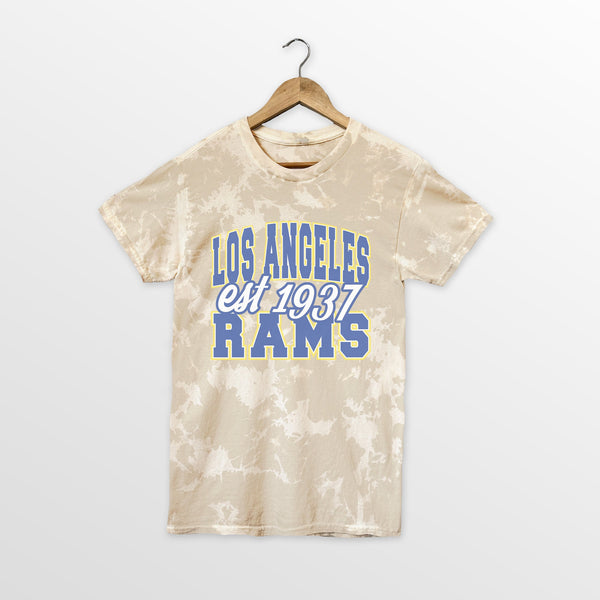 gameday couture LOS ANGELES RAMS DEEP ROOTS BLEACH WASH TEE