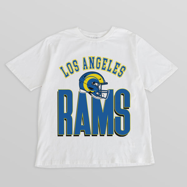 gameday couture LOS ANGELES RAMS FIERCE FOCUS WASHED RELAXED FIT TEE