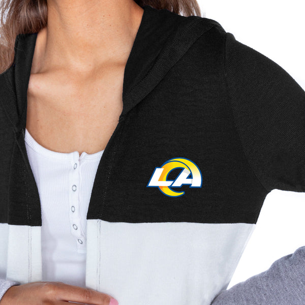 Gameday Couture LOS ANGELES RAMS Insignia Lightweight Colorblock Cardigan