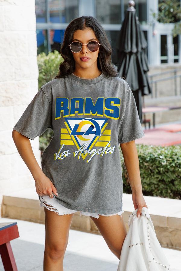 Gameday Couture LOS ANGELES RAMS Play It Forward Oversized Crewneck Tee
