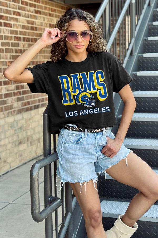 Gameday Couture LOS ANGELES RAMS PURE VICTORY CLASSIC CROP TEE