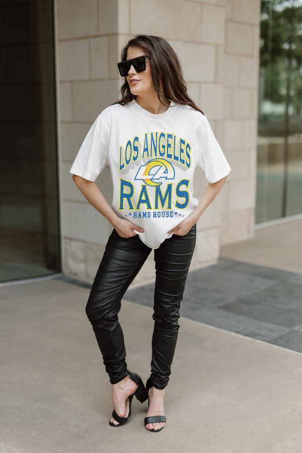 gameday couture LOS ANGELES RAMS Shakedown Oversized Crewneck Tee