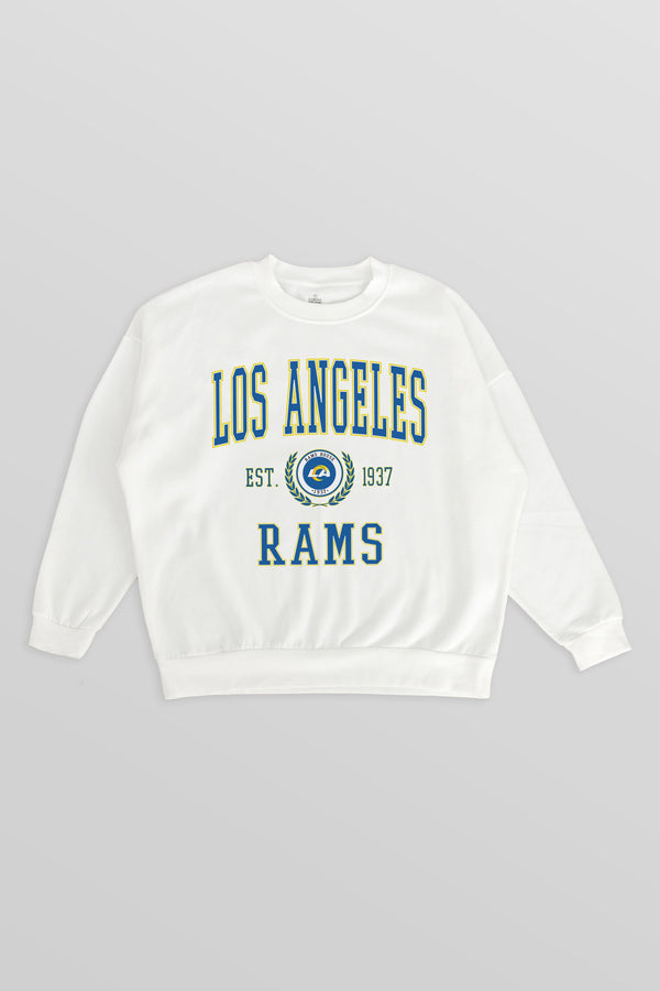 Gameday Couture LOS ANGELES RAMS Timeless Triumph Fleece Crewneck Pullover
