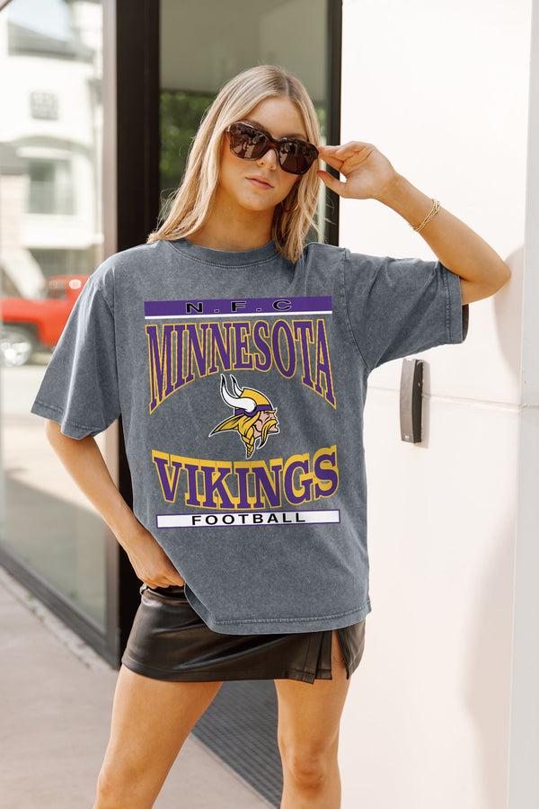 Gameday Couture MINNESOTA VIKINGS CLASSIC GRIND WASHED RELAXED FIT TEE