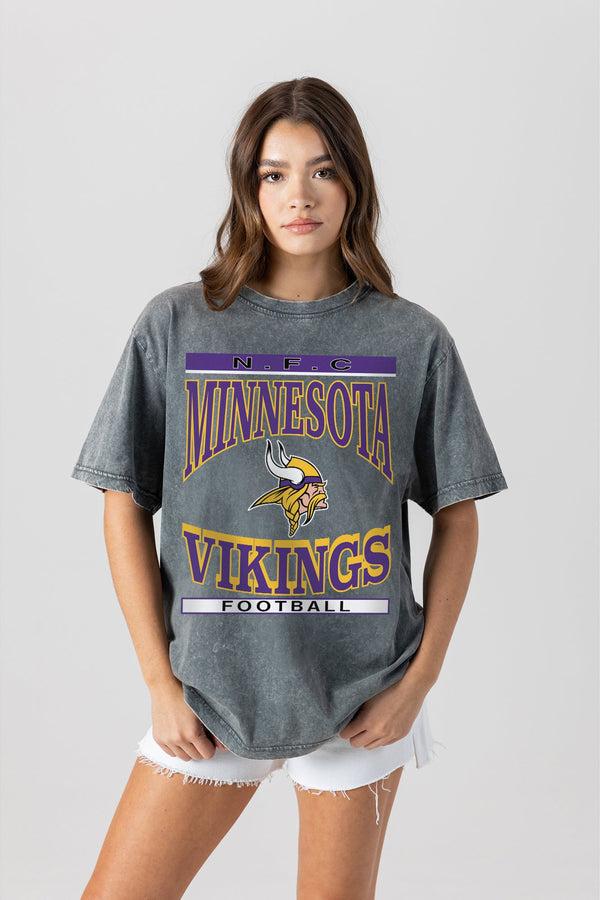 Gameday Couture MINNESOTA VIKINGS CLASSIC GRIND WASHED RELAXED FIT TEE
