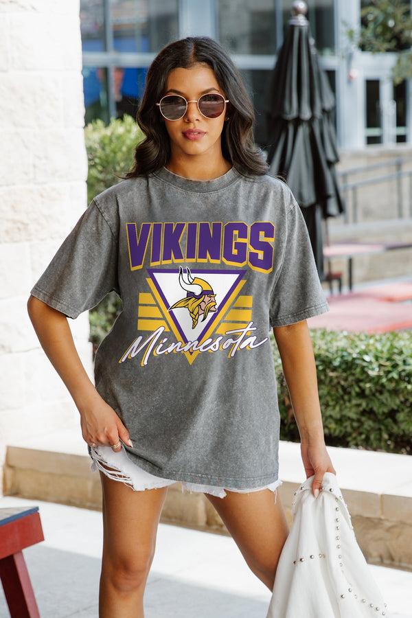 Gameday Couture MINNESOTA VIKINGS Play It Forward Oversized Crewneck Tee