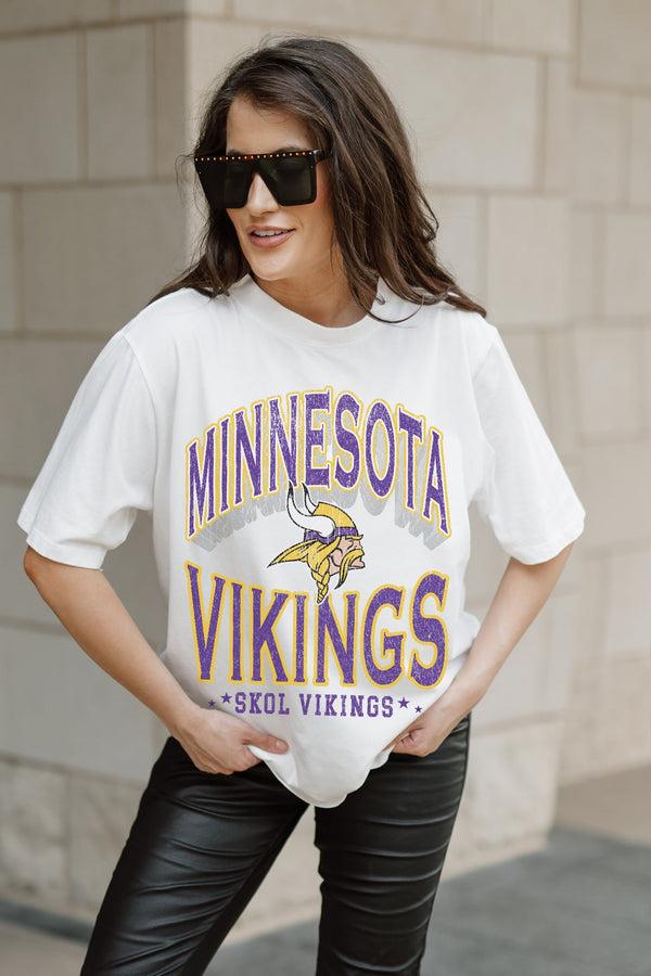 Gameday Couture MINNESOTA VIKINGS Shakedown Oversized Crewneck Tee