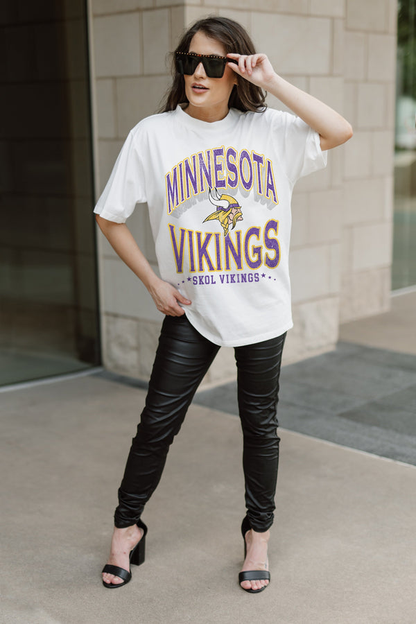Gameday Couture MINNESOTA VIKINGS Shakedown Oversized Crewneck Tee