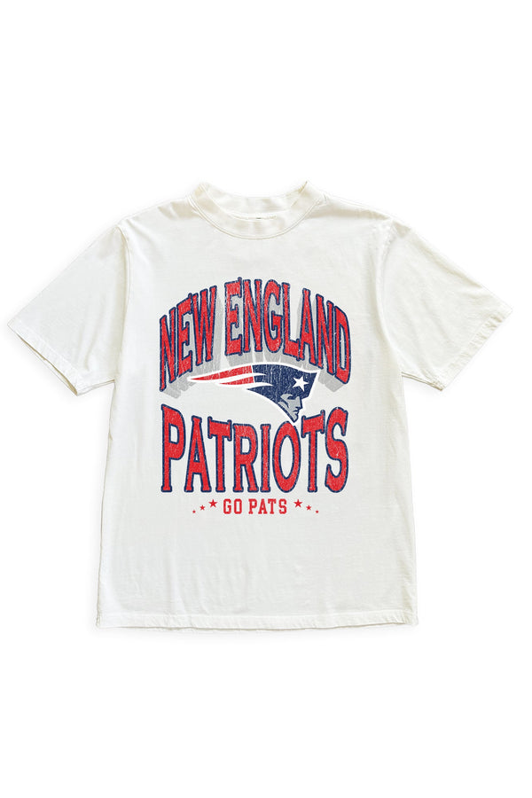 Gameday Couture NEW ENGLAND PATRIOTS Shakedown Oversized Crewneck Tee