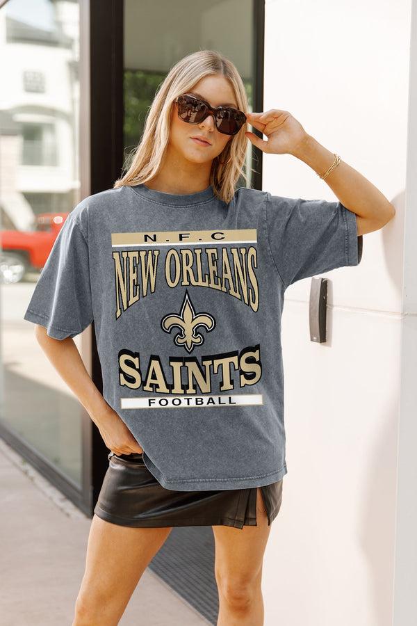 Gameday Couture NEW ORLEANS SAINTS CLASSIC GRIND WASHED RELAXED FIT TEE