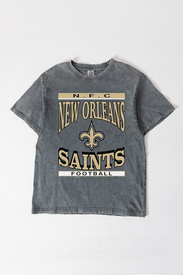 gameday couture NEW ORLEANS SAINTS CLASSIC GRIND WASHED RELAXED FIT TEE